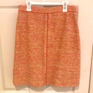 Ann Taylor size 4 Petite. Skirt, fully lined, summer colors! Corals.